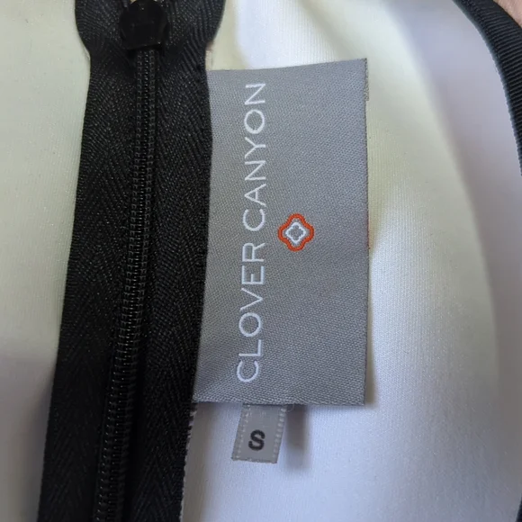 Clover Canyon Pink Green Falling Leaves Dress S - Picture 7 of 14